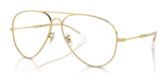 Ray-Ban OLD AVIATOR RB3825 Eyeglasses | Size 58 / Arista Gold №001/GG / Clear / Blue (Photochromic) (3F 16.3%)