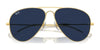 Ray-Ban OLD AVIATOR RB3825 Eyeglasses | Size 58 / Arista Gold №001/GG / Clear/Blue (Photochromic) (3F 16.3%)