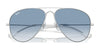 Ray-Ban OLD AVIATOR RB3825 Sunglasses / Arista Gold №001/31 / Green (3N 13.2%) / Size 58