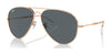 Ray-Ban OLD AVIATOR RB3825 Sunglasses / Rose Gold №9202R5 / Blue (3N 10.7%) / Size 58