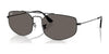 Ray-Ban EXPLORER 5 RB3845 Sunglasses / Black №002/B1 / Dark Grey (3N 15.30%) / Size 57