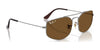 Ray-Ban EXPLORER 5 RB3845 Sunglasses / Black №002/B1 / Dark Grey (3N 15.30%) / Size 57
