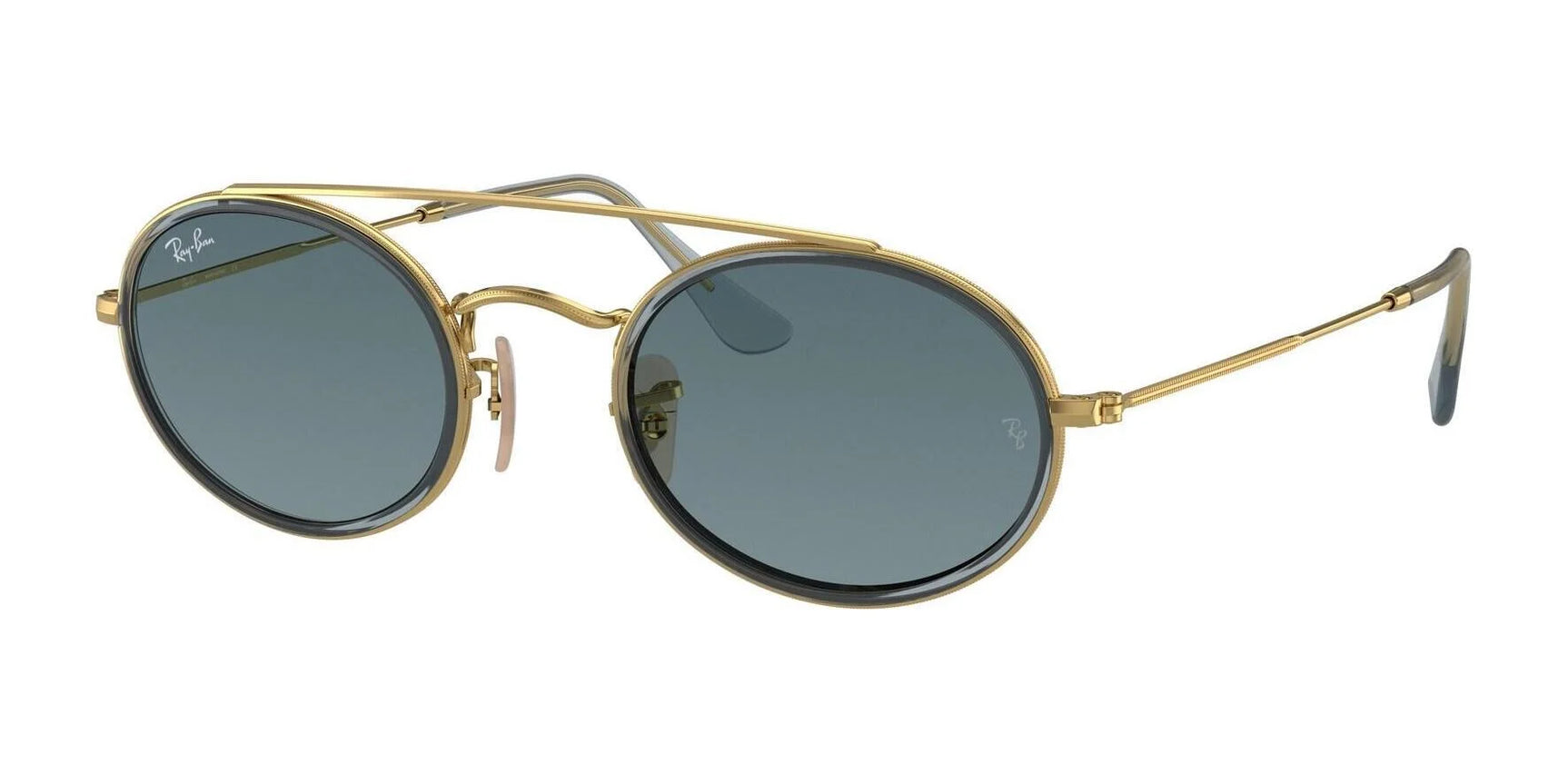 Ray-Ban RB3847N Sunglasses Arista Gold / Blue Gradient