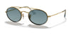 Ray-Ban RB3847N Sunglasses | Size 52 / Arista Gold №91233M / Blue Gradient (2N 21%)