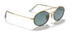 Ray-Ban RB3847N Sunglasses | Size 52 / Arista Gold №91233M / Blue Gradient (2N 21%)