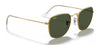 Ray-Ban FRANK RB3857 Sunglasses / Gold №9196R5 / Blue (3N 11.20%) / Size 51