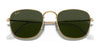 Ray-Ban FRANK RB3857 Sunglasses / Gold №9196R5 / Blue (3N 11.20%) / Size 51