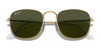 Ray-Ban FRANK RB3857 Sunglasses / Gold №9196R5 / Blue (3N 11.20%) / Size 51