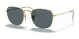 Ray-Ban FRANK RB3857 Sunglasses Gold / Blue