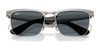 Ray-Ban WAYFARER DELUXE RB3875 Sunglasses / Sandblasted Gunmetal On Gunmetal №029/R5 / Blue (3N 10.7%) / Size 53