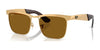 Ray-Ban WAYFARER DELUXE RB3875 Sunglasses / Sandblasted Legend Gold №927631 / Brown (3N 14.6%) / Size 53