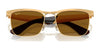 Ray-Ban WAYFARER DELUXE RB3875 Sunglasses / Sandblasted Gunmetal On Gunmetal №029/R5 / Blue (3N 10.7%) / Size 53