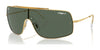 Ray-Ban WINGS III RB3897 Sunglasses | Size 136 / Arista Gold №001/71 / Dark Green (3N 14.0%)