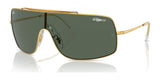 Ray-Ban WINGS III RB3897 Sunglasses Arista Gold / Dark Green