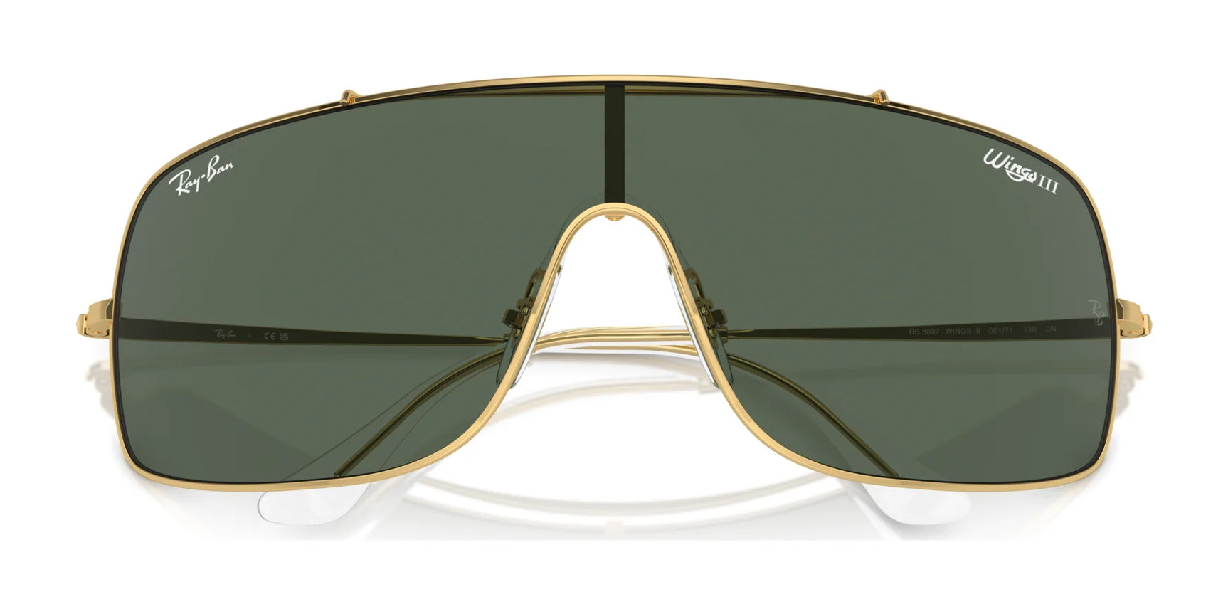 Ray-Ban WINGS III RB3897 Sunglasses | Size 136