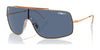 Ray-Ban WINGS III RB3897 Sunglasses | Size 136 / Rose Gold №920280 / Dark Blue (3N 15.2%)