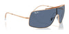Ray-Ban WINGS III RB3897 Sunglasses | Size 136 / Arista Gold №001/71 / Dark Green (3N 14.0%)