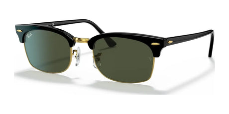 Ray-Ban CLUBMASTER SQUARE RB3916 Sunglasses Black / G-15 Green