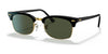 Ray-Ban CLUBMASTER SQUARE RB3916 Sunglasses | Size 52 / Black №130331 / G-15 Green (3N 13.2%)