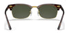 Ray-Ban CLUBMASTER SQUARE RB3916 Sunglasses | Size 52 / Tortoise №130431 / G-15 Green (3N 13.2%)