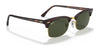 Ray-Ban CLUBMASTER SQUARE RB3916 Sunglasses | Size 52 / Tortoise №130431 / G-15 Green (3N 13.2%)