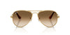 Ray-Ban AVIATOR MAX RB3925 Sunglasses / Silver №003/3F / Clear Gradient Blue (2N 29.9%) / Size 58