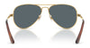 Ray-Ban AVIATOR MAX RB3925 Sunglasses / Silver №003/3F / Clear Gradient Blue (2N 29.9%) / Size 58