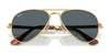 Ray-Ban AVIATOR MAX RB3925 Sunglasses / Silver №003/3F / Clear Gradient Blue (2N 29.9%) / Size 58