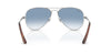 Ray-Ban AVIATOR MAX RB3925 Sunglasses / Silver №003/3F / Clear Gradient Blue (2N 29.9%) / Size 58
