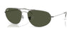 Ray-Ban RB3945 Sunglasses / Gunmetal №004/31 / Green (3N 13.2%) / Size 60