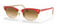 Ray-Ban CLUBMASTER OVAL RB3946 Sunglasses Red / Light Brown Gradient
