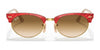 Ray-Ban CLUBMASTER OVAL RB3946 Sunglasses | Size 52 / Red №130851 / Light Brown Gradient (2N 30.5%)