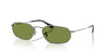 Ray-Ban RB3947 Sunglasses / Gunmetal №004/4E / Green (2N 29.0%) / Size 54