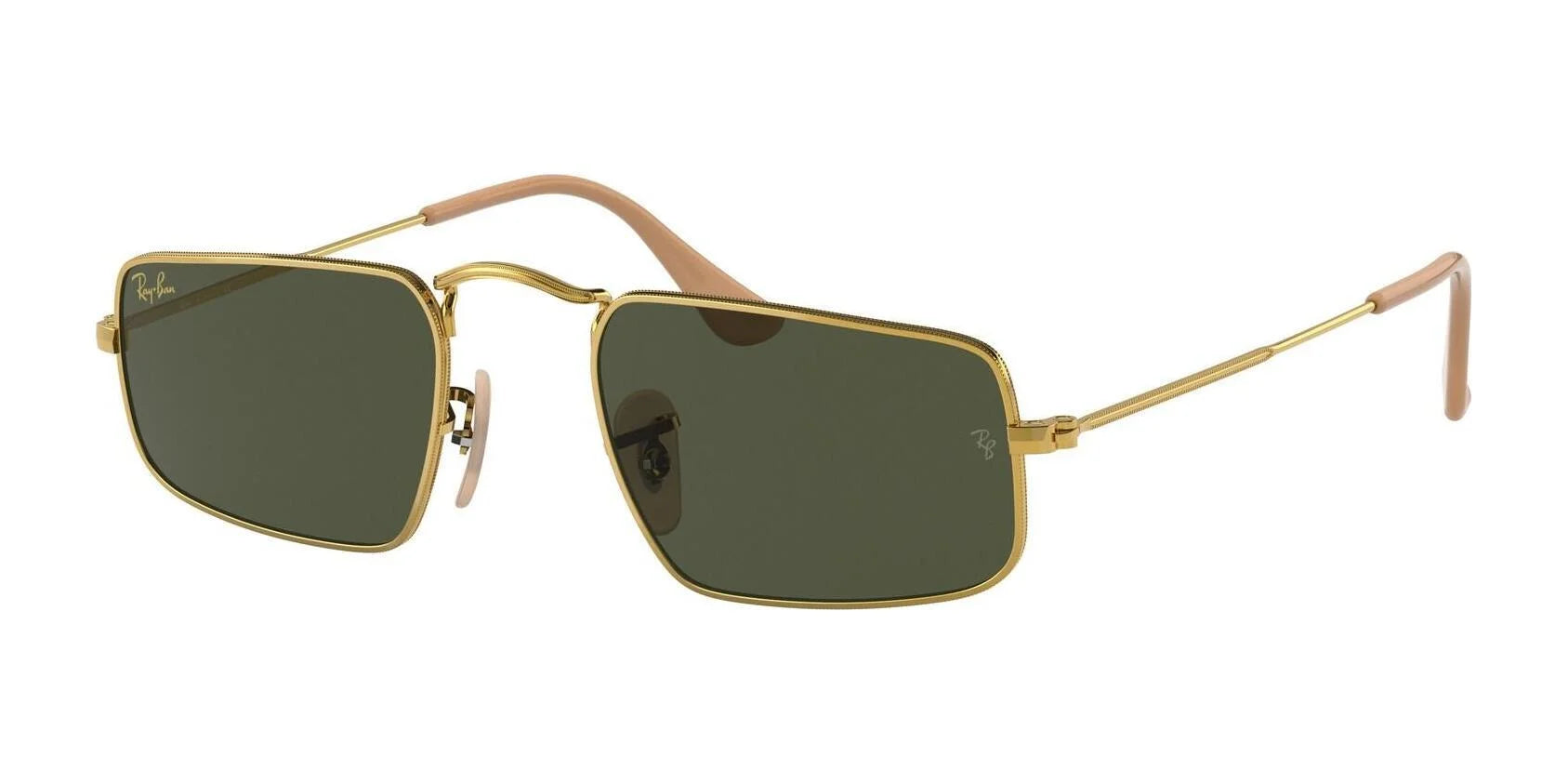 Ray-Ban JULIE RB3957 Sunglasses Gold / G-15 Green