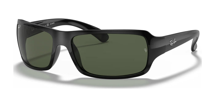 Ray-Ban RB4075 Sunglasses | Size 61 / Black №601/58 / G-15 Green (Polarized) (3P 11.1%)