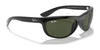 Ray-Ban BALORAMA RB4089 Sunglasses | Size 62 / Black №601/31 / G-15 Green (3N 13.2%)
