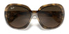 Ray-Ban JACKIE OHH II RB4098 Sunglasses | Size 60 / Light Havana №710/71 / Green Classic (3N 12.9%)