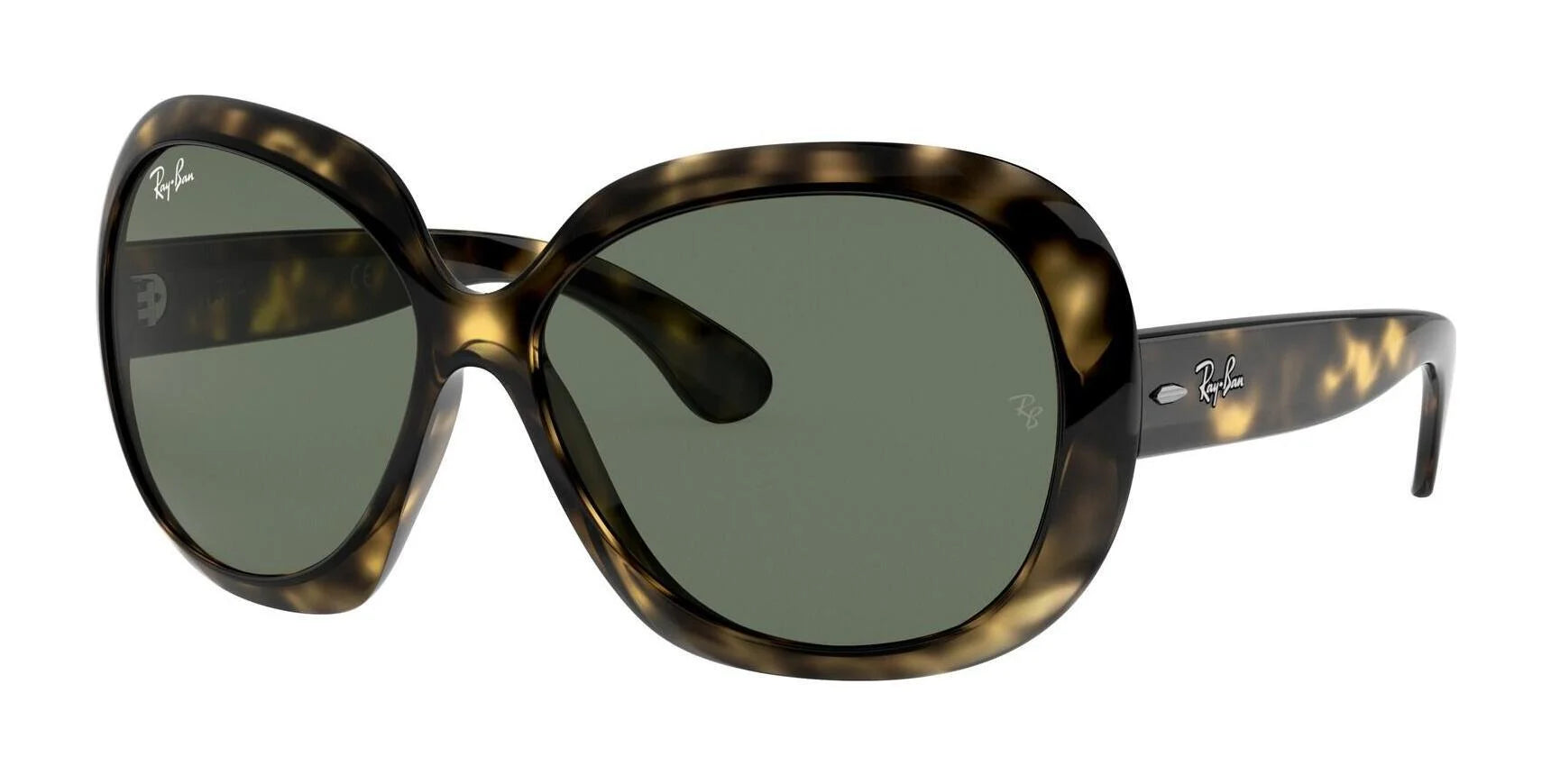 Ray-Ban JACKIE OHH II RB4098 Sunglasses Light Havana / Green Classic