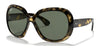 Ray-Ban JACKIE OHH II RB4098 Sunglasses | Size 60 / Light Havana №710/71 / Green Classic (3N 12.9%)