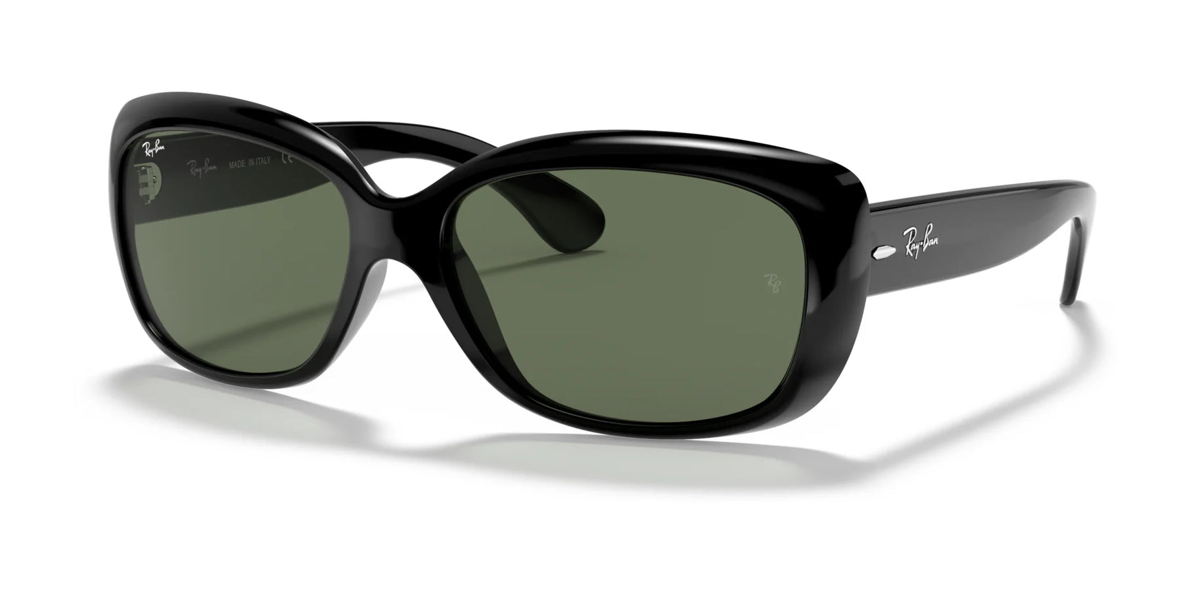 Ray-Ban JACKIE OHH RB4101 Sunglasses Black / Dark Green