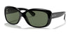 Ray-Ban JACKIE OHH RB4101 Sunglasses | Size 58 / Black №601 / Dark Green (3N 12.9%)