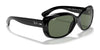 Ray-Ban JACKIE OHH RB4101 Sunglasses | Size 58 / Light Havana №710 / Green (3N 12.9%)