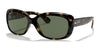 Ray-Ban JACKIE OHH RB4101 Sunglasses | Size 58 / Light Havana №710 / Green (3N 12.9%)