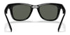 Ray-Ban FOLDING WAYFARER RB4105 Sunglasses / Black №601 / G-15 Green (3N 13.2%) / Size 50