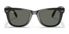 Ray-Ban FOLDING WAYFARER RB4105 Sunglasses / Black №601 / G-15 Green (3N 13.2%) / Size 50