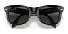 Ray-Ban FOLDING WAYFARER RB4105 Sunglasses / Black №601 / G-15 Green (3N 13.2%) / Size 50
