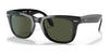 Ray-Ban FOLDING WAYFARER RB4105 Sunglasses / Black №601 / G-15 Green (3N 13.2%) / Size 50