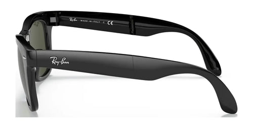 Ray-Ban FOLDING WAYFARER RB4105 Sunglasses / Black №601 / G-15 Green (3N 13.2%) / Size 50