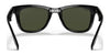 Ray-Ban FOLDING WAYFARER RB4105 Sunglasses / Black №601 / G-15 Green (3N 13.2%) / Size 50