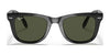 Ray-Ban FOLDING WAYFARER RB4105 Sunglasses / Black №601 / G-15 Green (3N 13.2%) / Size 50